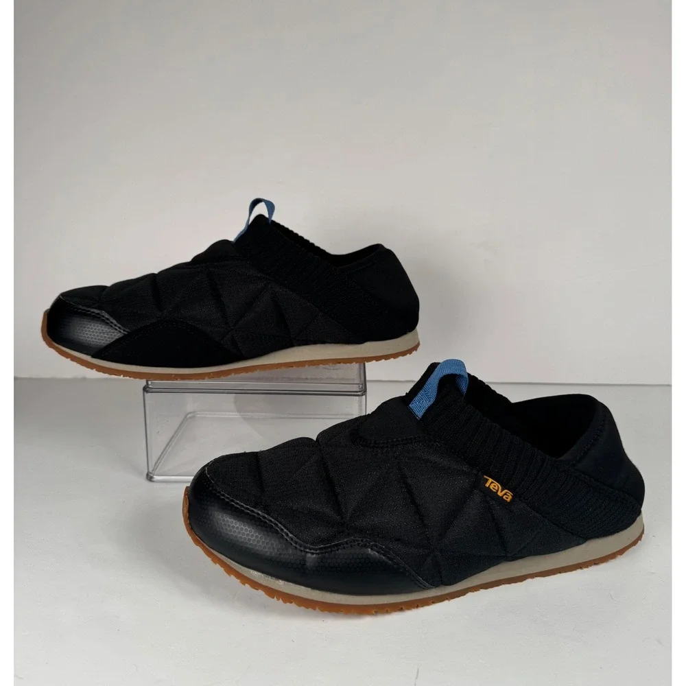Teva ReEmber Ember‎ Moc Black Quilted Plaza Slip On Shoes 1125472 Mens 9 Casual